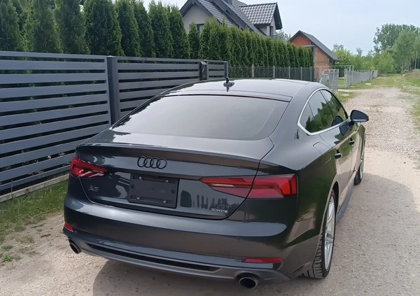 Audi A5 cena 91900 przebieg: 185000, rok produkcji 2018 z Gniew małe 667